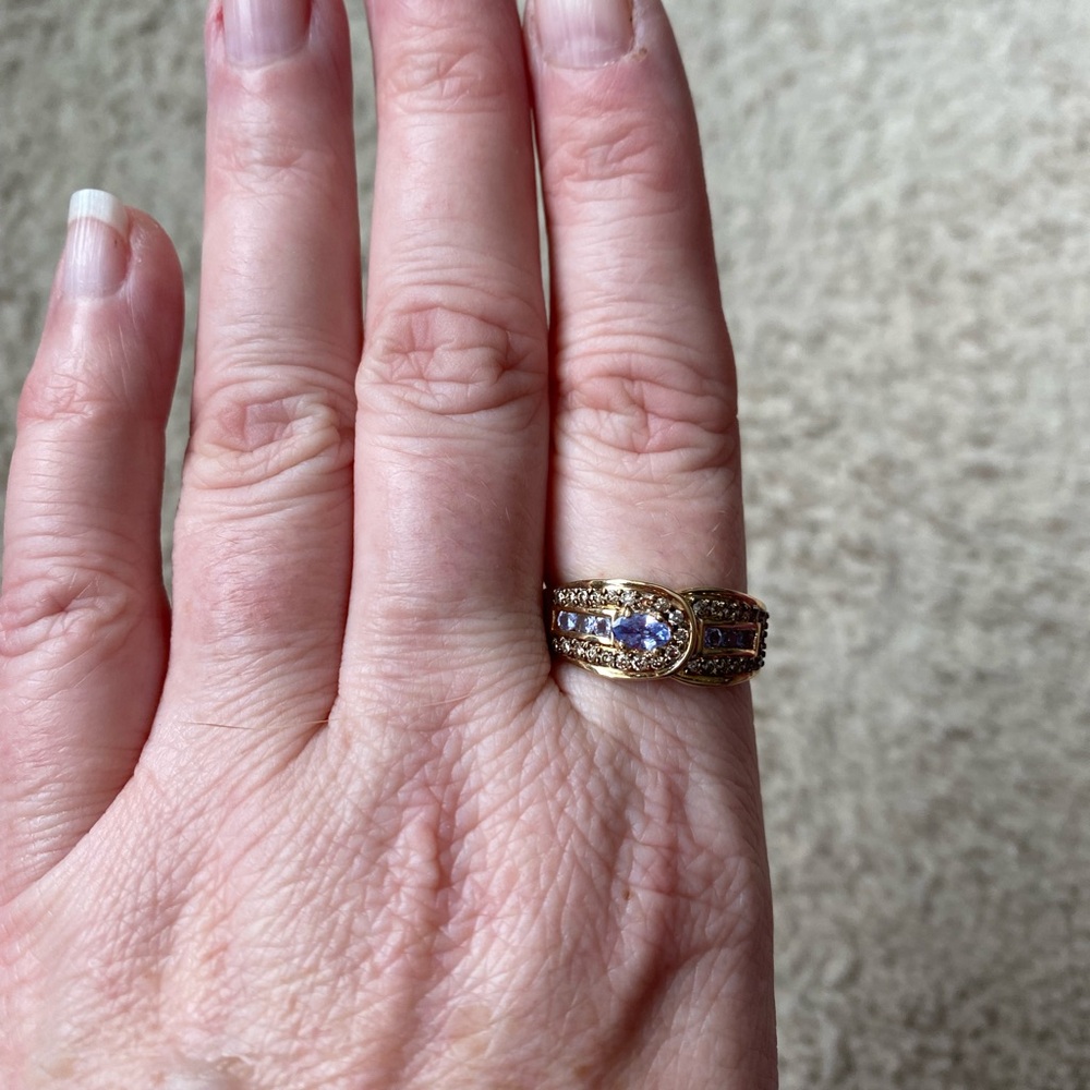 Tanzanite 14k ring
